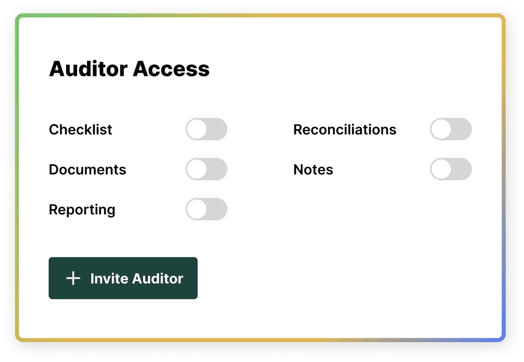 Share CloseCore directly with auditors