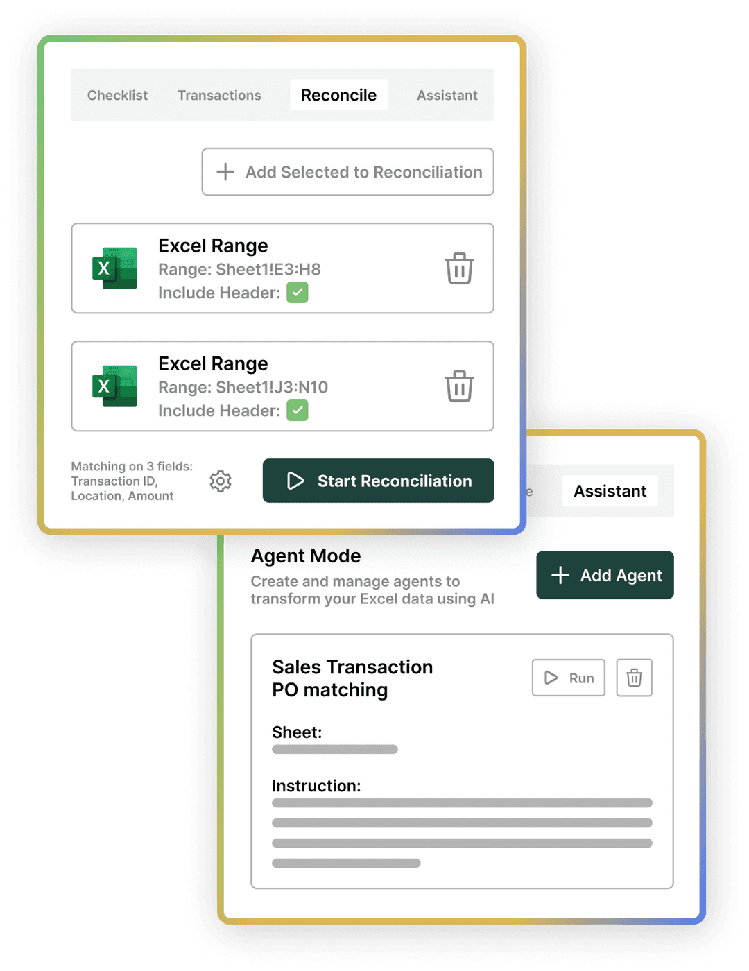 Context-aware Excel AI Agent