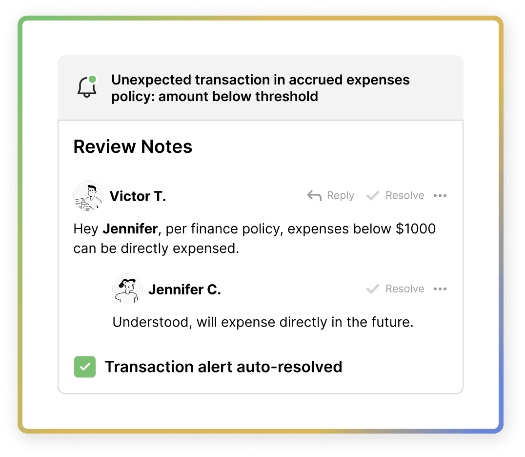 Ensure consistency across your accounting team