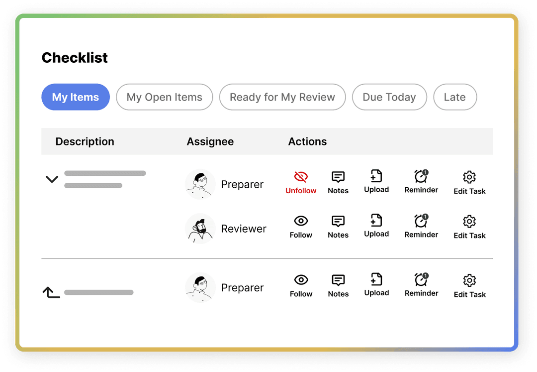 Seamless integration with your close checklist